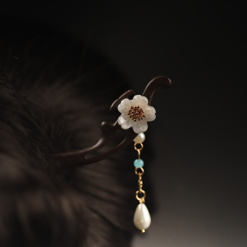 KarmaRipple's Ebony Flower Butterfly Blessing Hairpin p4