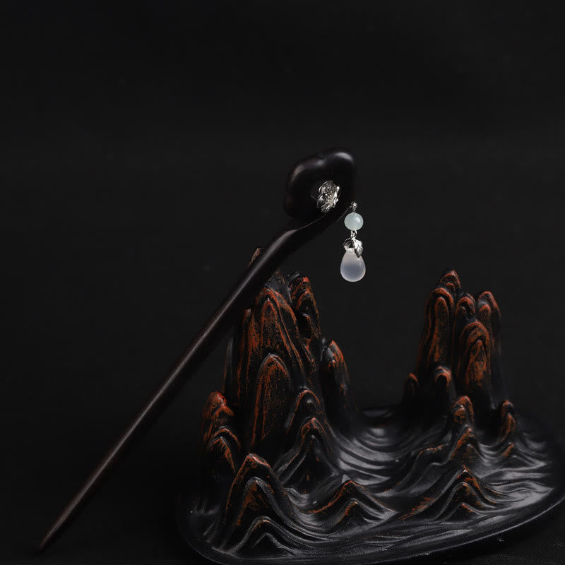 KarmaRipple's Ebony Auspicious Cloud Courage Hairpin p4