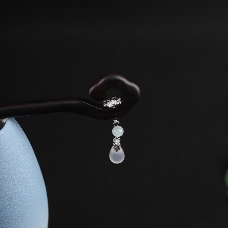 KarmaRipple's Ebony Auspicious Cloud Courage Hairpin p7