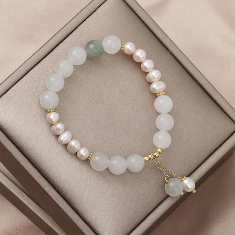 KarmaRipple's Tianshan Jade Pearl Abundance Bracelet p4