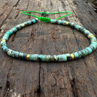KarmaRipple's Turquoise Purification Spacer Bead Bracelet