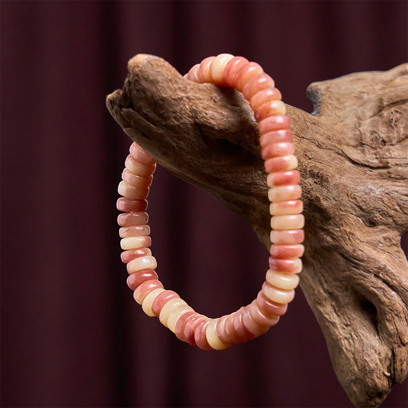 KarmaRipple's Authentic Tibetan Camel Bone Purple Blood Beadwork Keep Away Evil Spirits Bracelet p4