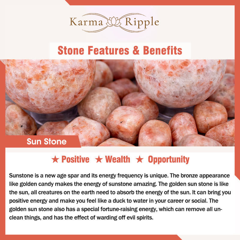 KarmaRipple's 3Pcs Authentic Gemstone Stone Inner Peace Spiritual Bracelet p28