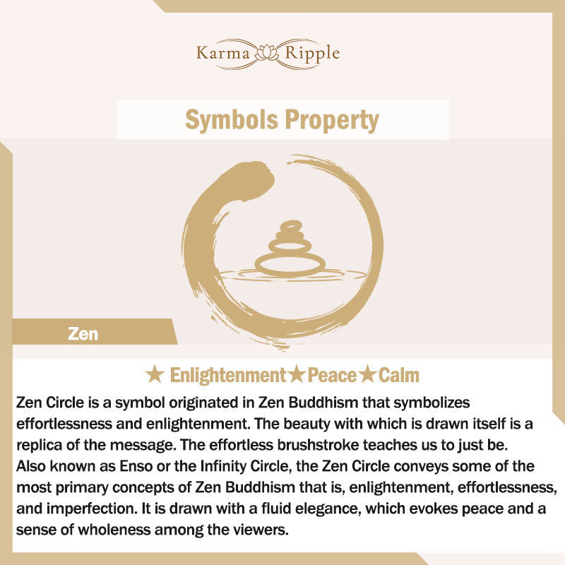 KarmaRipple's Zen Circle Ebony Wood Peace Calm Pendant Necklace p19