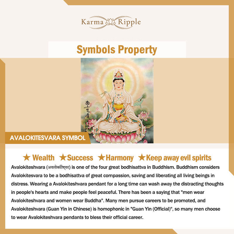 KarmaRipple's Chinese Zodiac Avalokitesvara Small Leaf Red Sandalwood Ebony Longevity Pendant Necklace p35