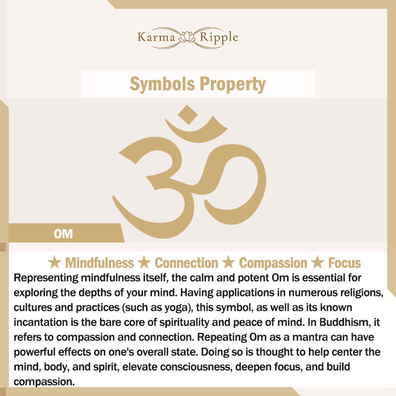 KarmaRipple's 108 Mala Beadwork Amethyst Ivory Turquoise OM Balancing Meditation Energy Bracelet p11