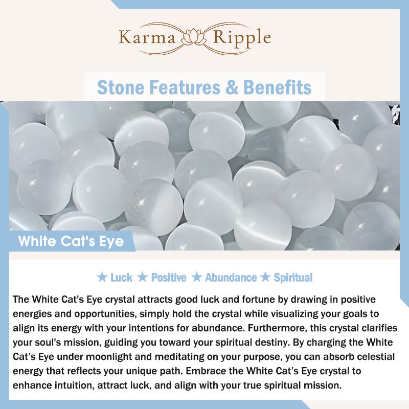 KarmaRipple's Cat's Eye Round Ball Confidence Pendant Necklace p27