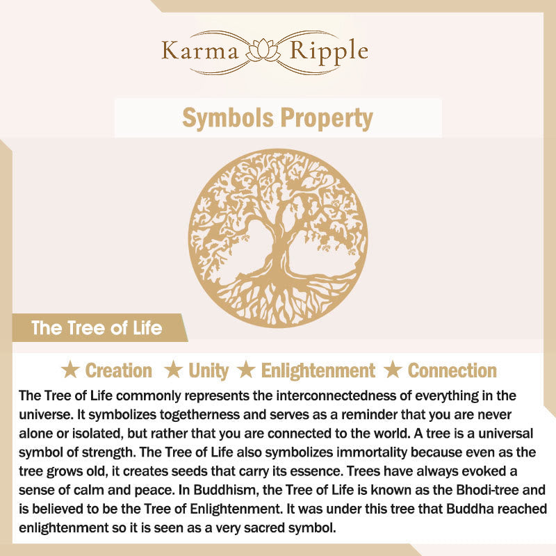 KarmaRipple's Various Gemstone'se Quartz Green Aventurine Amethyst The Tree of Life Kindness Pendant Necklace p10