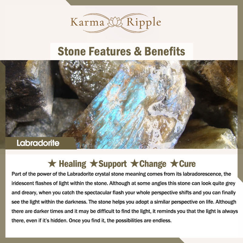 KarmaRipple's Labradorite Love Heart Support Pendant Necklace p7