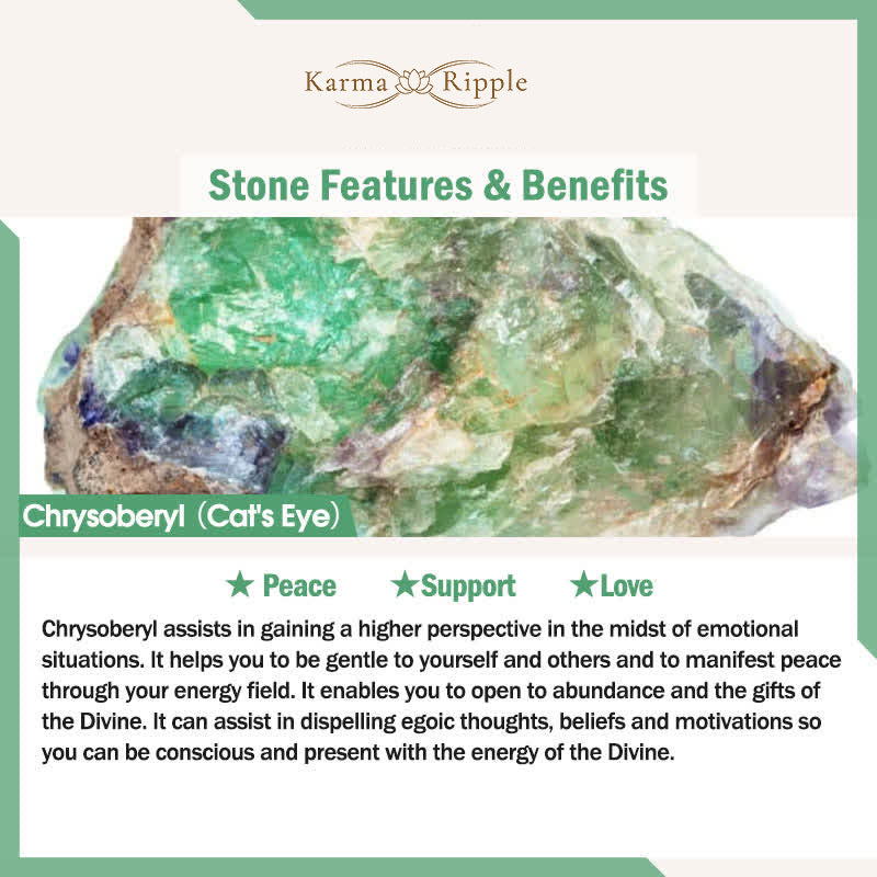 KarmaRipple's 925 Sterling Silver 12 Constellations of the Zodiac Cat's Eye Love Support Pendant Necklace p13