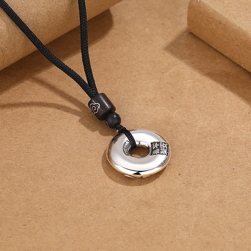 KarmaRipple's PiXiu Peace Buckle Bronze Wealth Pendant Necklace p3