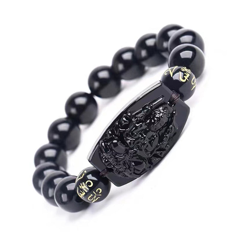 KarmaRipple's Chinese Zodiac Obsidian Protection Bracelet p16