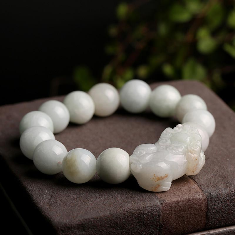 KarmaRipple's Fengshui Wealth Prosperity Jade PiXiu Fortune Bracelet p5