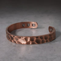 KarmaRipple's Rustic Bronze Balance Magnetic Adjustable Cuff Bracelet