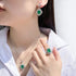 Green Set / (Ring+Necklace+Earrings)