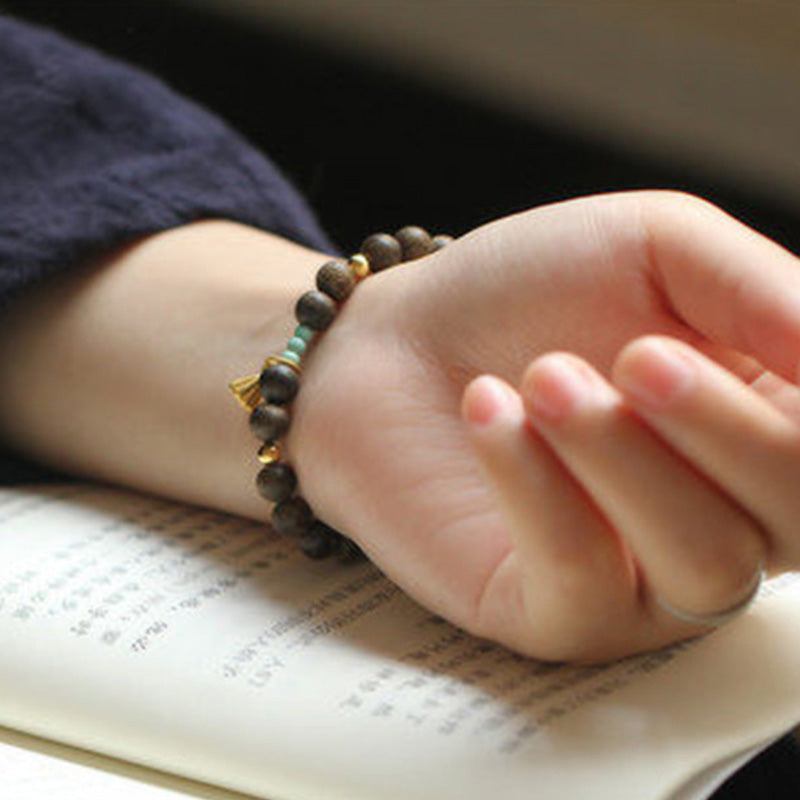 KarmaRipple's Agarwood Lotus Strength Bracelet p5