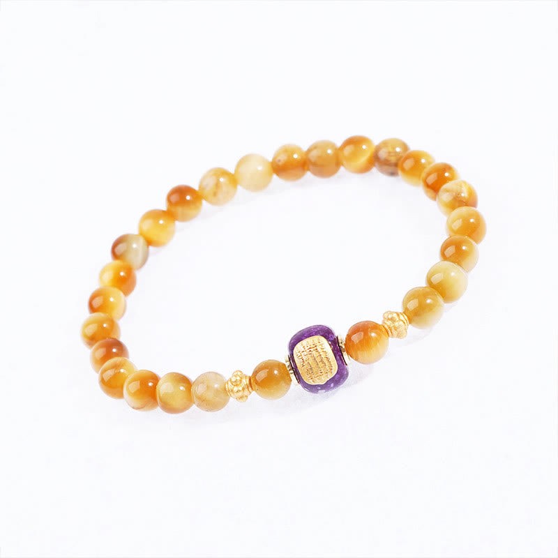 KarmaRipple's Tiger Eye Bead Fortune Protection Bracelet p10