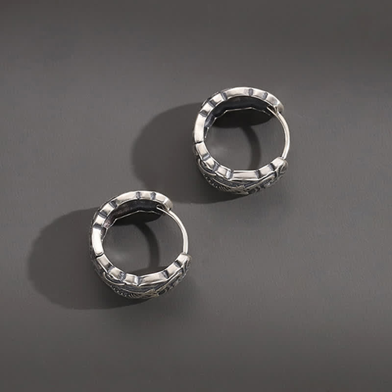 KarmaRipple's Fish Bone Pattern Wealth Earrings p8