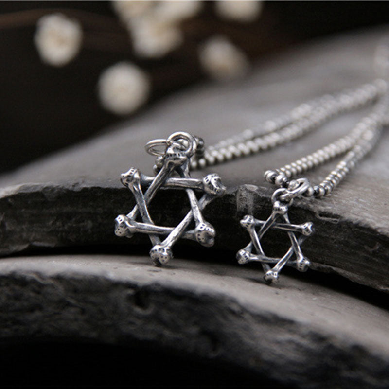 KarmaRipple's 925 Sterling Silver Star of David Hope Protection Pendant p5