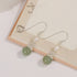 Silver Pearl Jade Earrings