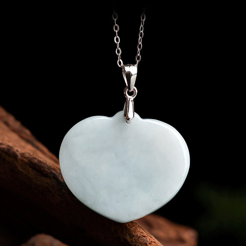 KarmaRipple's 925 Sterling Silver Laughing Buddha Ivory Jade Fortune Blessing Pendant Necklace p7