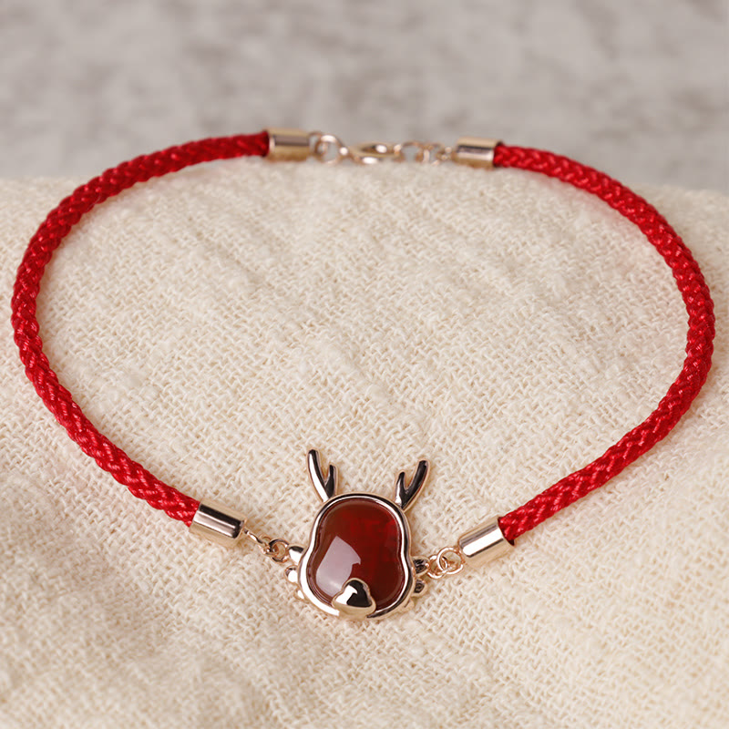 KarmaRipple's ???A Flash Sale- 925 Sterling Silver Year of the Dragon Authentic Red Agate Dragon Attract Fortune Fu Character Strength Bracelet Pendant Necklace Earrings p6