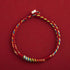 Red Five Color Thread / 14cm / 925 Silver Buckle