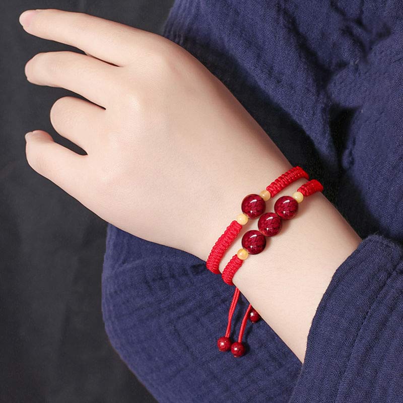 KarmaRipple's Cinnabar Blessing Red String Bracelet For Kids p7