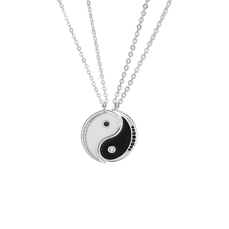 KarmaRipple's 925 Sterling Silver Yin Yang Symbol Harmnoy Pendant Necklace p7