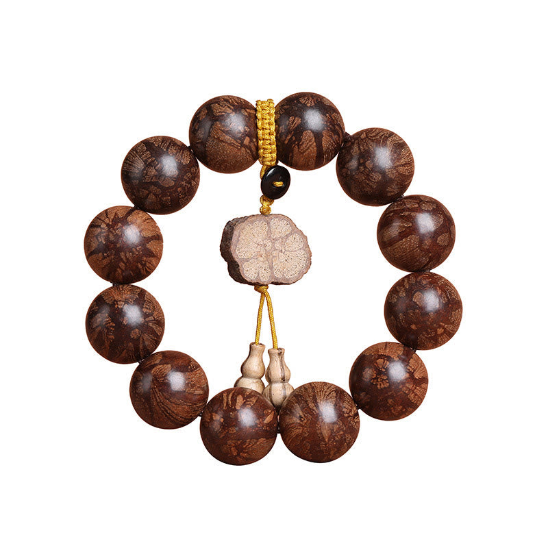 KarmaRipple's Plum Blossom Wood Inner Peace Bracelet p10