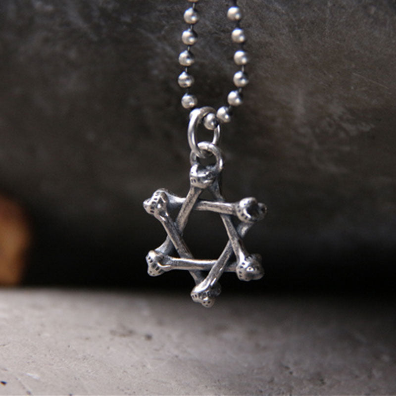 KarmaRipple's 925 Sterling Silver Star of David Hope Protection Pendant p10