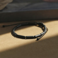 KarmaRipple's Black Onyx Bead Support Protection Bracelet