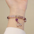 Gold Silk Jade&Purple Bead(Wrist Circumference 14-19cm)