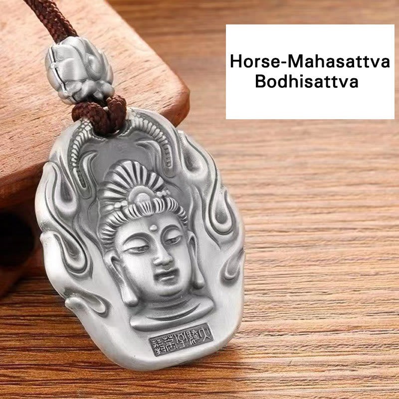 KarmaRipple's Chinese Zodiac Natal Buddha Om Mani Padme Hum Lotus Compassion Pendant Necklace p37