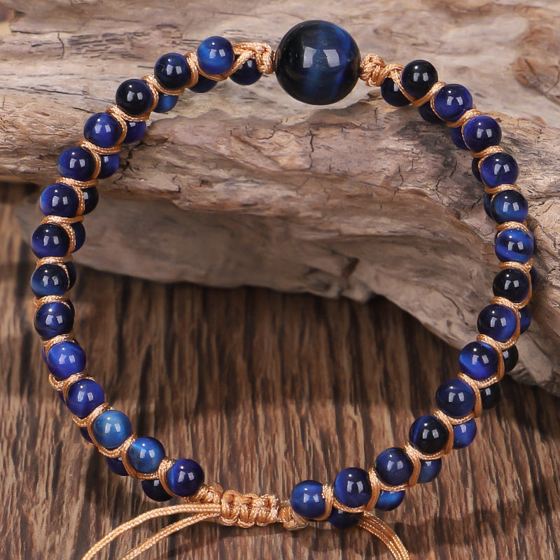 KarmaRipple's Divine Blue Tiger Eye Stone Protection Bracelet p8