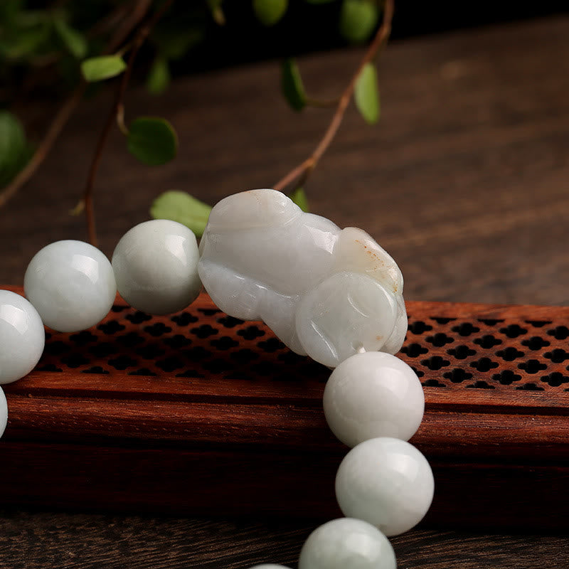 KarmaRipple's Fengshui Wealth Prosperity Jade PiXiu Fortune Bracelet p7
