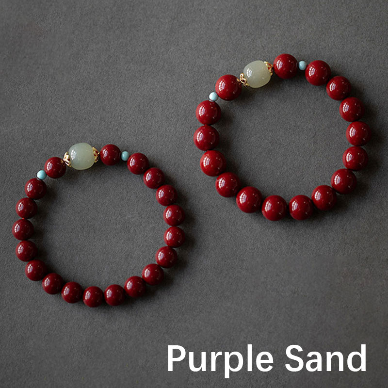 KarmaRipple's Cinnabar Green Aventurine Fortune Fortune Bracelet p5