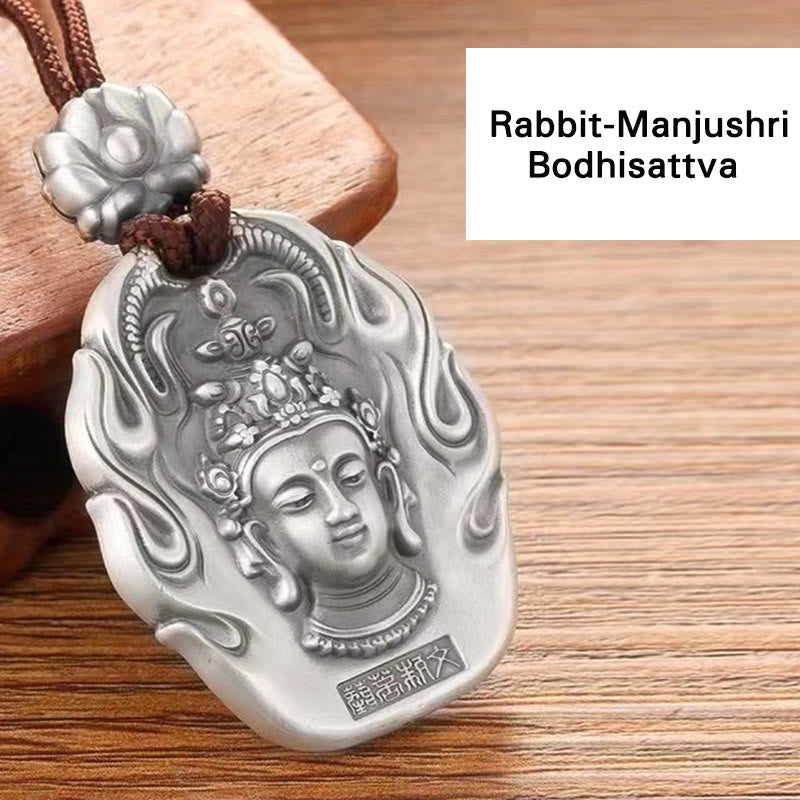 KarmaRipple's Chinese Zodiac Natal Buddha Om Mani Padme Hum Lotus Compassion Pendant Necklace p35