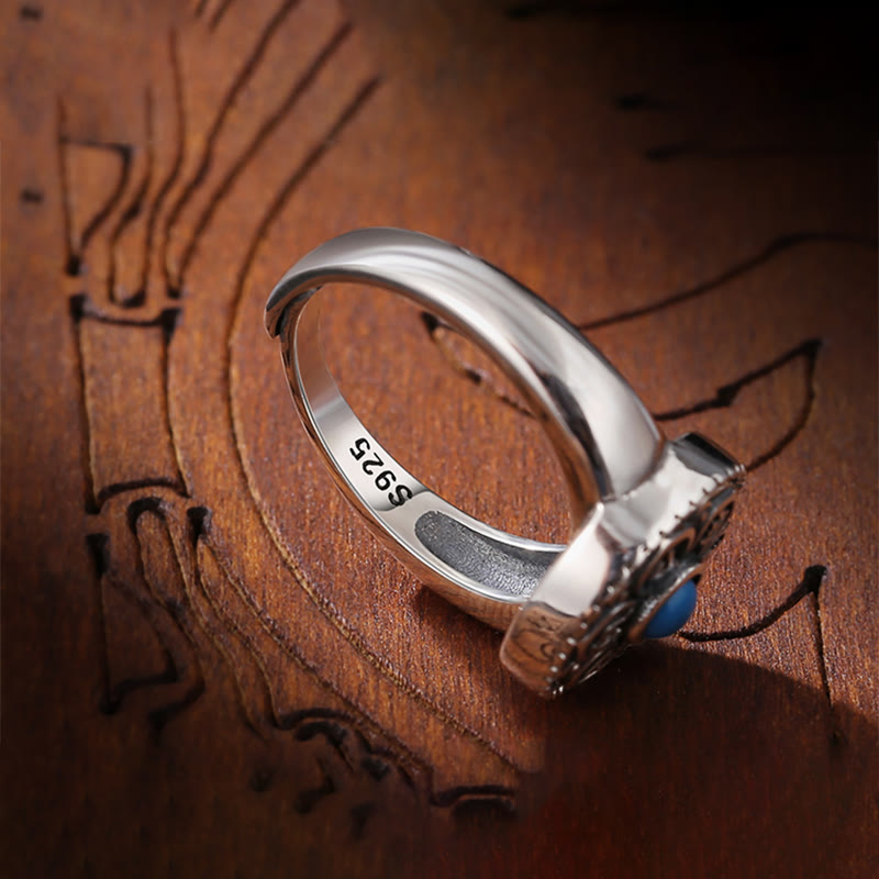 KarmaRipple's Tibetan Om Mani Padme Hum Peace Rotatable Ring p12