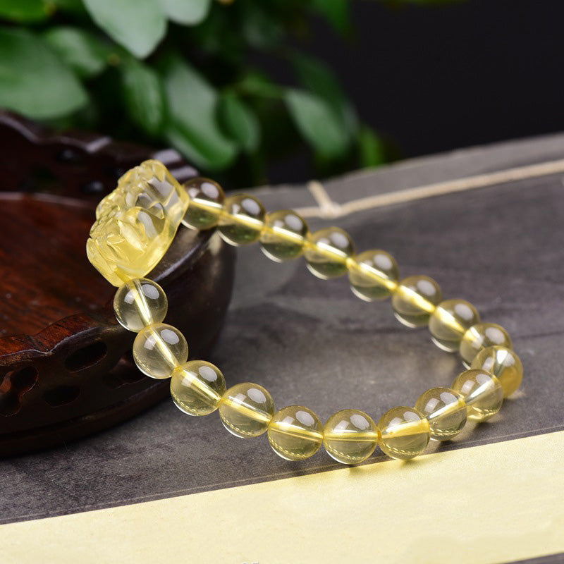 KarmaRipple's FengShui Citrine PiXiu Wealth Bracelet p3