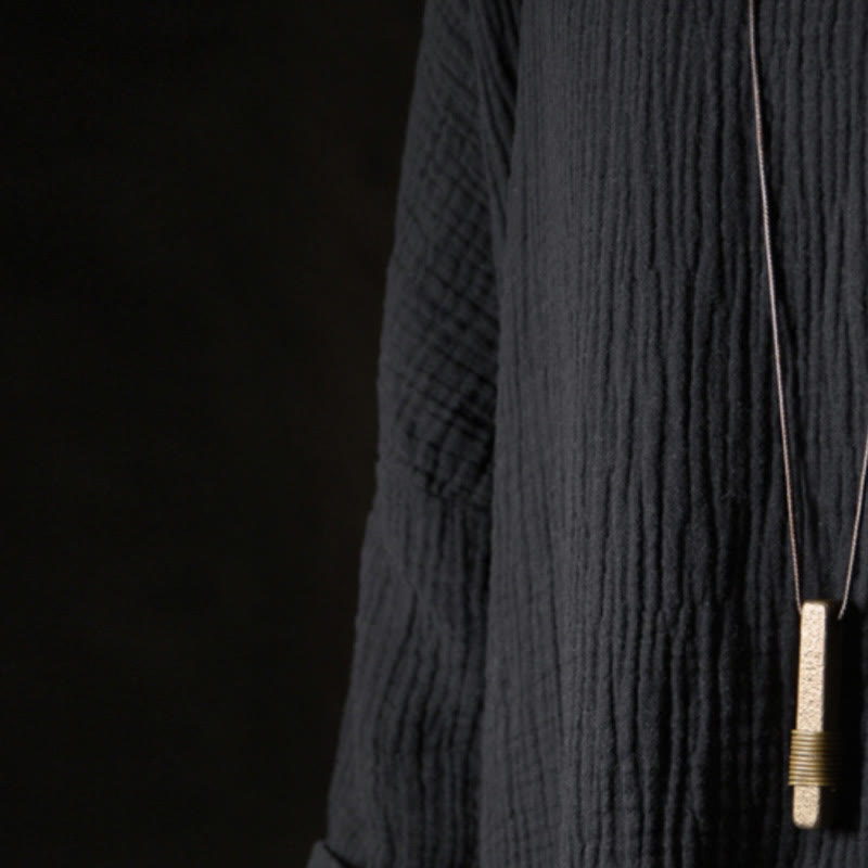 KarmaRipple's Vintage Textured Design Bronze Wealth Pendant Necklace p12