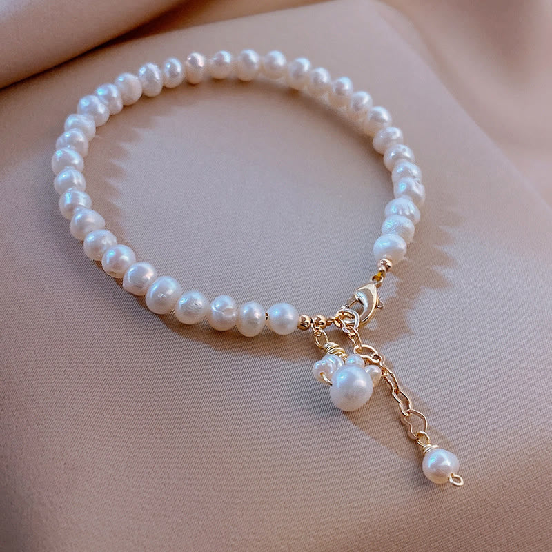 KarmaRipple's Pearl Cat Paw Balancing Chain Bracelet p3