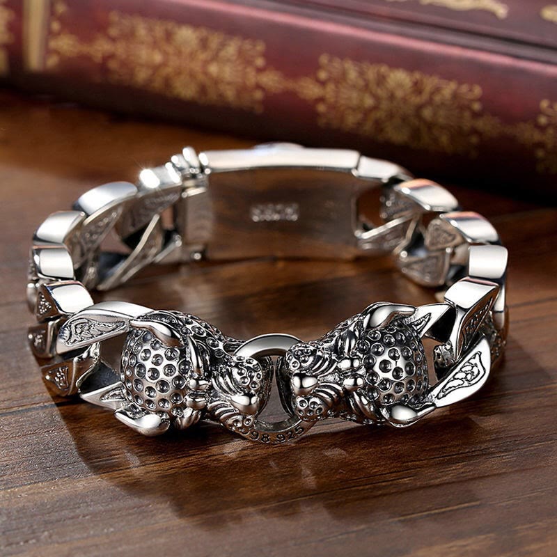 KarmaRipple's Leopard Pattern Balancing Balance Chain Bracelet p7