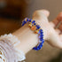 Dark Blue Liuli Glass Bead(Wrist Circumference 14-16cm)
