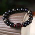 10mm Gold Sheen Obsidian&Fu Character(Wrist Circumference 14-16cm)