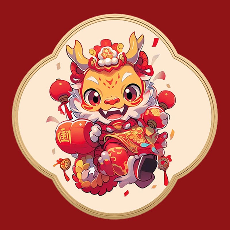 KarmaRipple's 925 Sterling Silver Year Of The Dragon Fortune Red Zircon Pendant Necklace Bracelet Earrings Ring ( p14