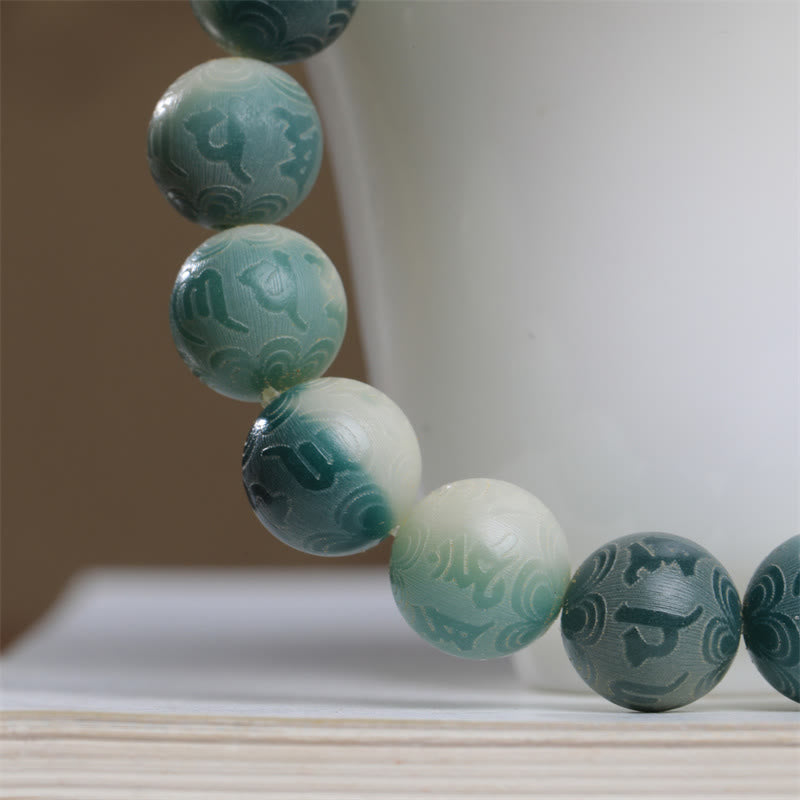 KarmaRipple's Bodhi Seed Om Mani Padme Hum Engraved Keep Away Evil Spirits Bracelet p10