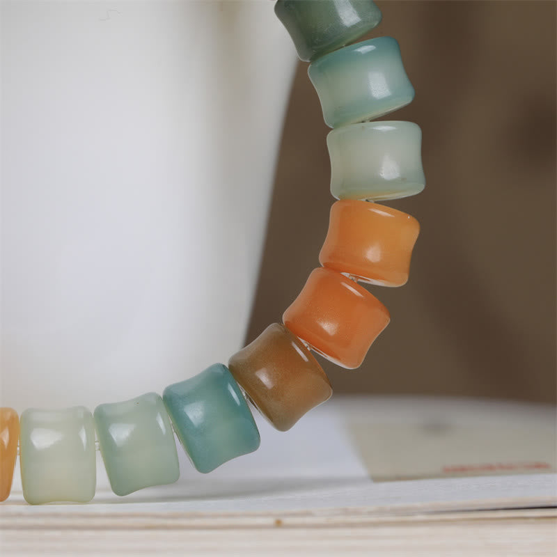 KarmaRipple's Colorful Bodhi Seed Cat Paw Wisdom Bracelet p5