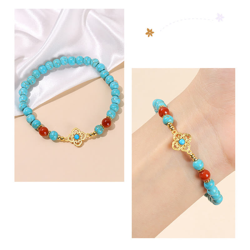 KarmaRipple's Turquoise Bead Protection Balance Bracelet p10