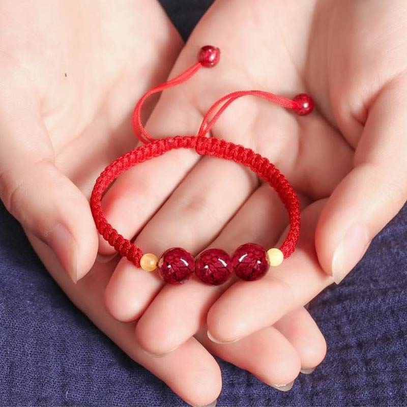 KarmaRipple's Cinnabar Blessing Red String Bracelet For Kids p8
